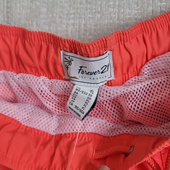New Forever 21 Coral Board Swim Shorts (XL) - Picture 14 of 16